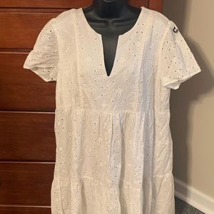 Knox Rose white eyelet dress
